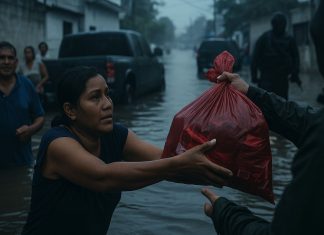 🇲🇽 Veracruz: el Estado ausente y el crimen organizado repartiendo ayuda Personas reciben despensas tras inundaciones en Veracruz, mientras presuntos grupos del crimen organizado y autoridades reparten ayuda humanitaria.