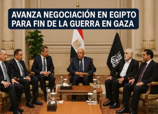 Avanza negociación en Egipto para el fin de la guerra en Gaza Delegados de Israel, Hamás y la ONU participan en negociaciones de paz en Egipto para poner fin a la guerra en Gaza.