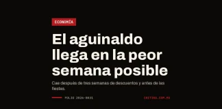 El aguinaldo llega en la peor semana posible Portada de Critika: El aguinaldo llega en la peor semana posible · categoría Economía