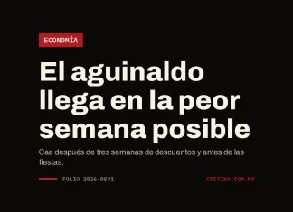 El aguinaldo llega en la peor semana posible Portada de Critika: El aguinaldo llega en la peor semana posible · categoría Economía