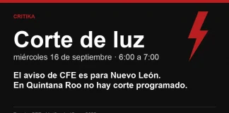 Corte de luz del 16 de septiembre: cómo saber si te toca y qué te debe la CFE si te dejan sin servicio Corte de luz 16 de septiembre 2026: el aviso de CFE es para Nuevo León; qué puede reclamar el usuario