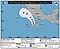 Cono de trayectoria de Trudy a 5 días. Fuente: NHC (NOAA)