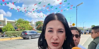 El problema no es Javier Regalado. Es quién investiga a Javier Regalado Estefanía Mercado, presidenta municipal de Playa del Carmen, responde a medios sobre la investigación al ex tesorero Javier Regalado
