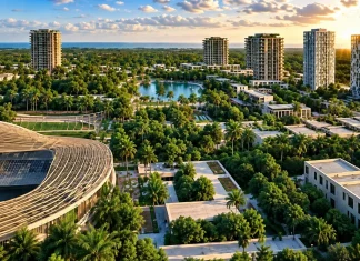 Un “distrito financiero” en la selva de Cancún: la presidenta dijo que no, y nadie ha dicho todavía quién iba a invertir Un “distrito financiero” en la selva de Cancún: la presidenta dijo que no, y nadie ha dicho todavía quién iba a invertir