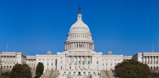 Elecciones intermedias de Estados Unidos 2026: guía de qué se vota y quién puede ganar Fachada del Capitolio de Estados Unidos en Washington