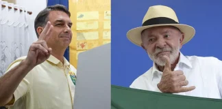 Brasil a 13 días del balotaje: cuatro de cinco encuestas dan ventaja a Flávio Bolsonaro y el primer debate se canceló Flávio Bolsonaro y Lula da Silva, candidatos a la segunda vuelta presidencial de Brasil